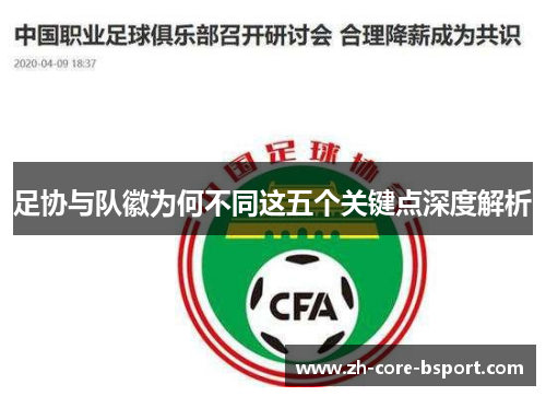 足协与队徽为何不同这五个关键点深度解析